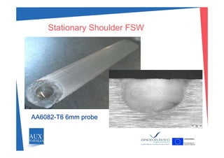 St ti Sh ld FSWStationary Shoulder FSW
AA6082 T6 6 bAA6082-T6 6mm probe
 