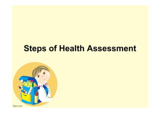 Steps of Health Assessment
 
