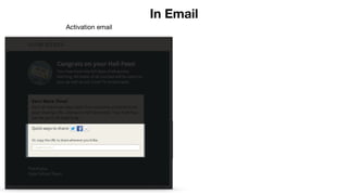 Activation email
In Email
 