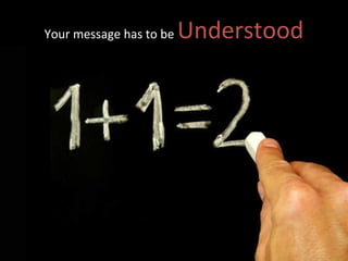 Your message has to be  Understood 
