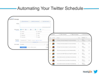 Automating Your Twitter Schedule !
 