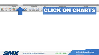 searchmarketingexpo.com
@TimGillmanDrums
#SMX #33D
CLICK ON CHARTS
 