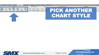 searchmarketingexpo.com
@TimGillmanDrums
#SMX #33D
PICK ANOTHER
CHART STYLE
 