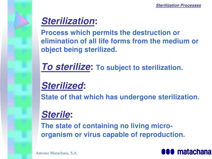 3 sterilisation process