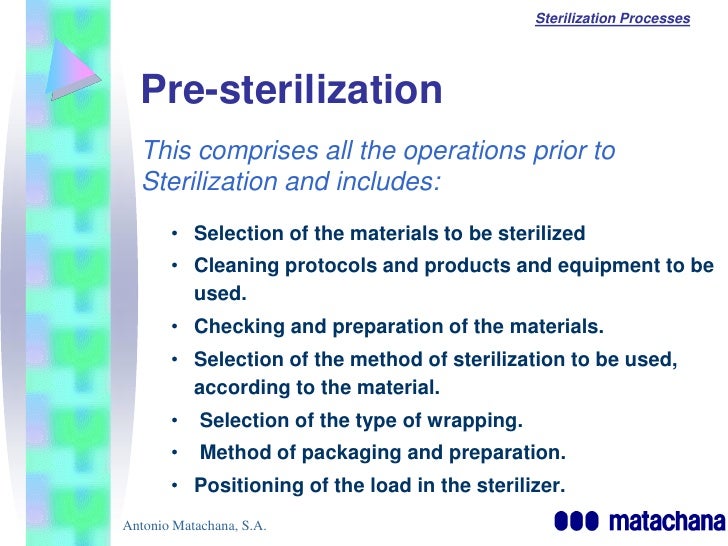 3 sterilisation process