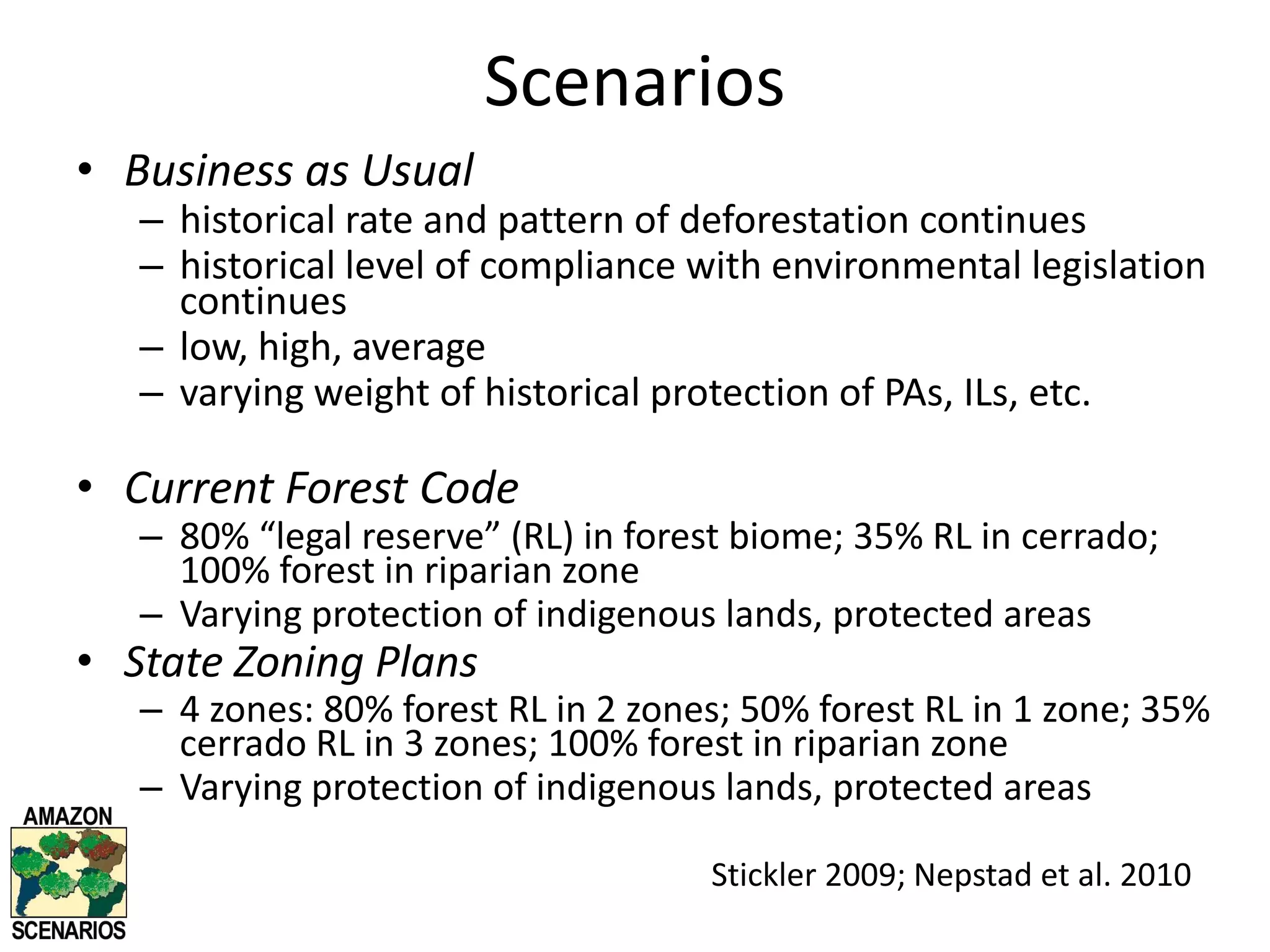 Indigenous Lands~60% of areaProtected AreasSustainable Use Areas~98% of deforestationPrivate Lands508,474 km2>95% of possible REDD+ participant nations