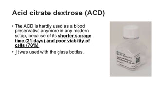 Storage and preservation of the blood.pptx
