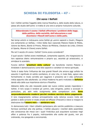 03. Storia della Filosofia. La Sofistica PDF
