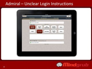 Admiral – Unclear Login Instructions




13
 