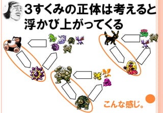 まだ見ぬ３すくみ概論