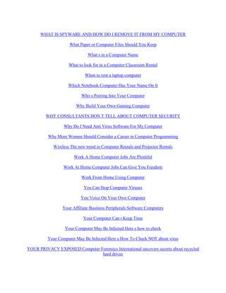 3 summer computer tips