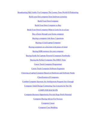 3 summer computer tips