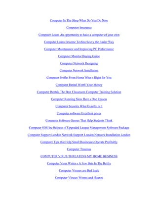 3 summer computer tips