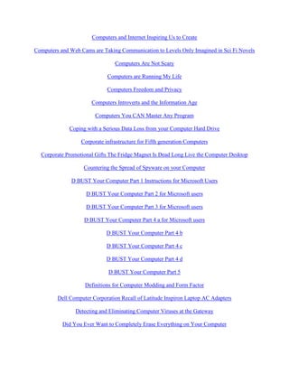 3 summer computer tips