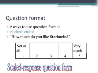 Questionnaire Floatation Example 3 survey, questionaire, graphic techniques | PPTX