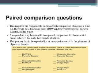 3 survey, questionaire, graphic techniques | PPTX