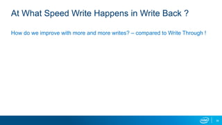 38
At What Speed Write Happens in Write Back ?
How do we improve with more and more writes? – compared to Write Through !
 