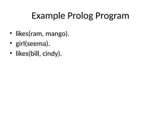 SWI Prolog-programming in logic Explanation | PPTX