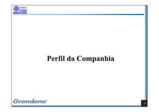 Perfil da Companhia




                      13
 