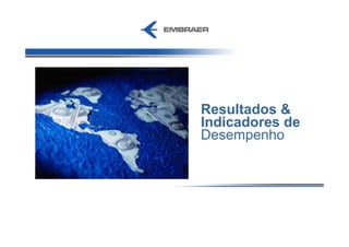 Resultados &
Indicadores de
Desempenho
 