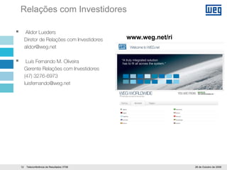 WEG 3T08 Apresentacao Teleconferencia