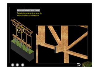DESCRIPCIÓN ESTRUCTURAL
        Detalle de amarre de la viga de
        segundo piso con el tabique




Menú   inicio   salir                     Volver
 