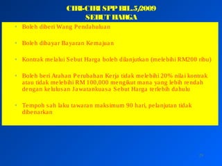 Slide Sebutharga Tatacara Kaedah Sebut Harga | PPT