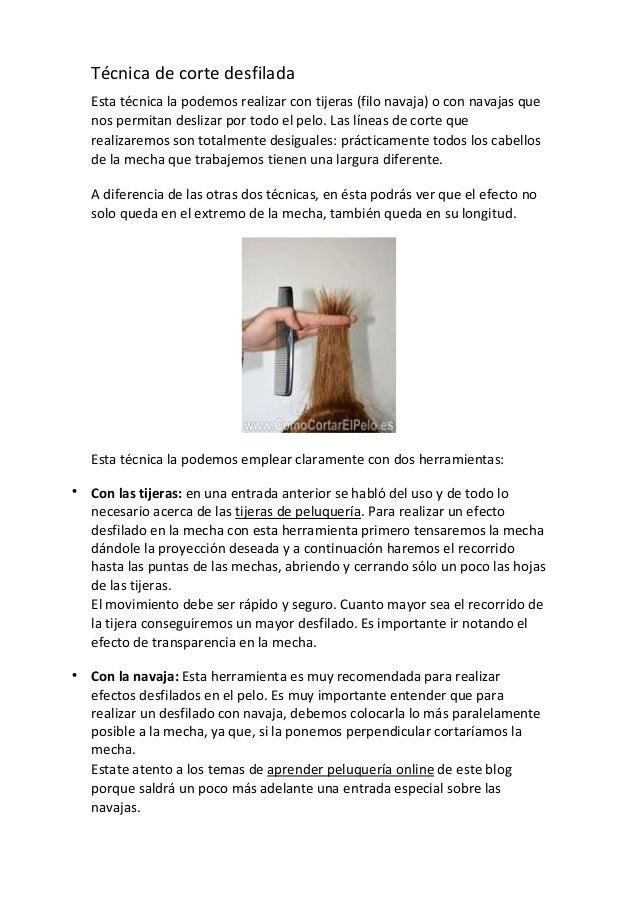 Definicion de corte de cabello
