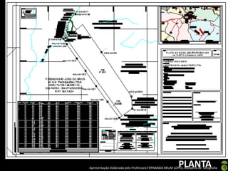 Apresentação elaborada pela Professora FERNANDA BRUM LOPES, disciplina de Geografia
PLANTA
 