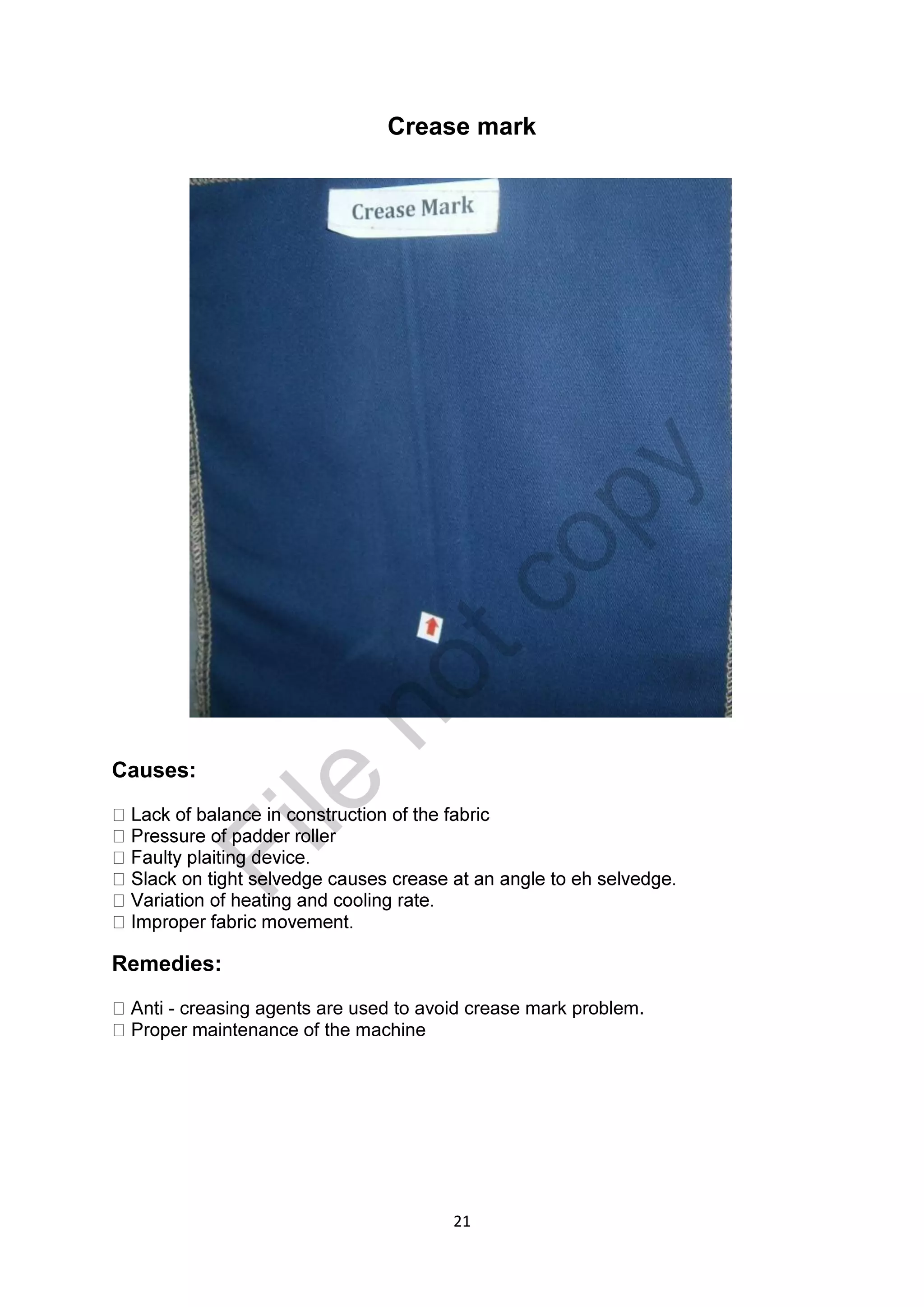 textile fabric defects | PDF