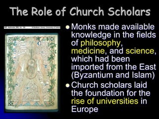 Church in the Early Middle Ages | PPTX