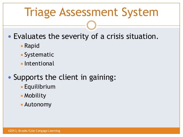 3 the intervention and assessment models triage assessment form