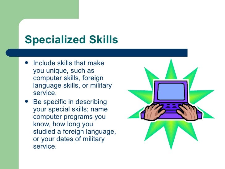 architectural professional practice the resume specialized skills for resume