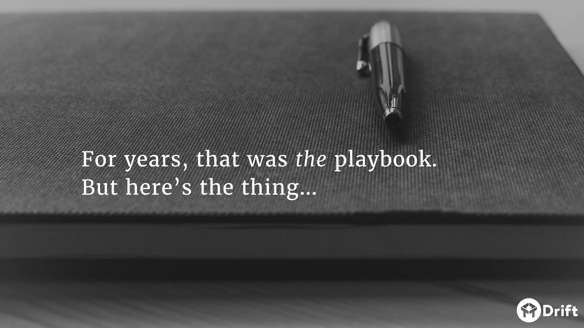 For years, that was the playbook.
But here’s the thing…
 