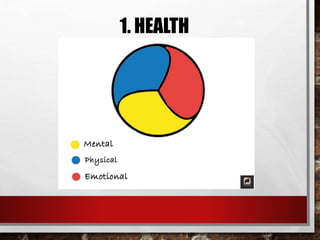 1. HEALTH
 