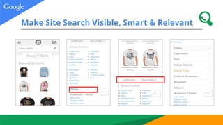 Make Site Search Visible, Smart & Relevant
 