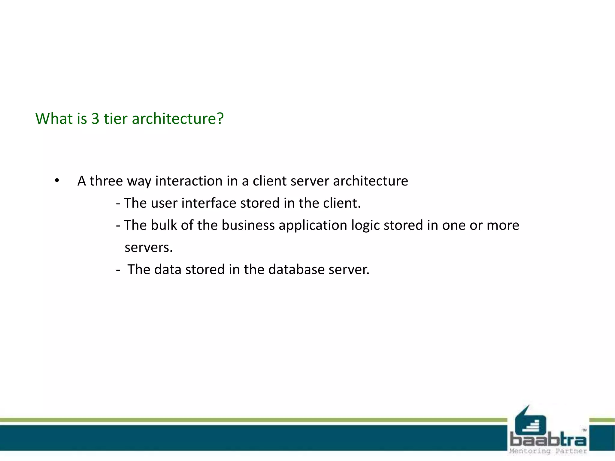 3tier architecture | PPT