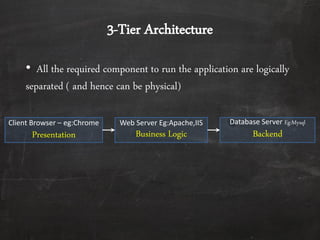 3 tier architecture | PDF