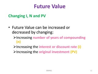 3 time value_of_money_slides - Basic Finance | PDF