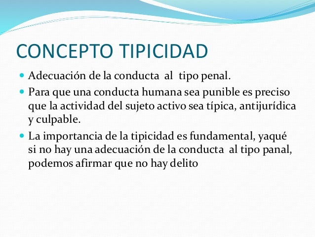 3 tipicidad
