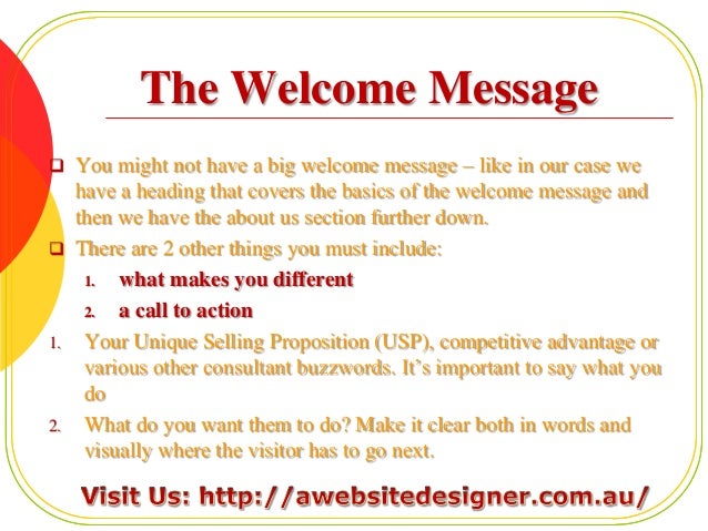 Forex business website welcome message