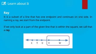 A Ray St Math Comprehensive Introduction to Basic Geometric Figures for Grade 9 ...
