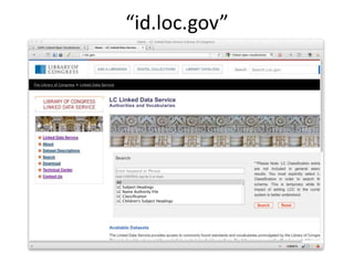 “id.loc.gov”
 