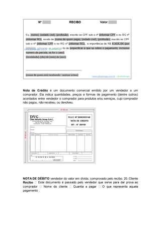 Documentação Comercial | DOCX