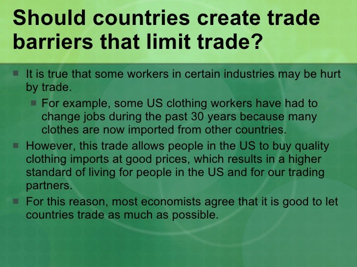 3 Trade Barriers