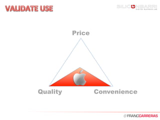 @	
  
Price
Quality Convenience
 