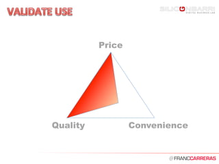 @	
  
Price
Quality Convenience
 