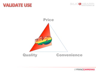 @	
  
Price
Quality Convenience
 