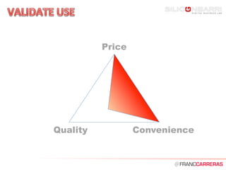 @	
  
Price
Quality Convenience
 