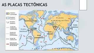 AS PLACAS TECTÔNICAS
 